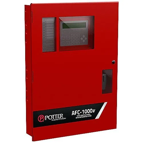 Potter Fire Alarm Control Panel, Mass Notification AFC-1000V - Fire Alarm Part