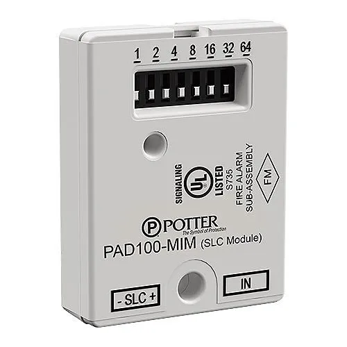Potter Alarm Control Panel Monitor Module PAD100-MIM fire alarm part