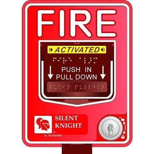 Silent Knight Pull Station PS-DA fire alarm part
